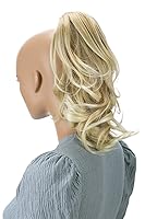 Vista 17 de PRETTYSHOP - Extensión de cabello rizado voluminoso, cola de caballo de 14 pulgadas con clip, resistente al calor