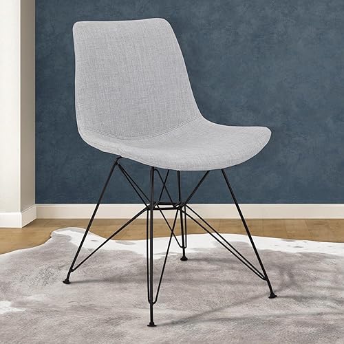 Miniatura 2 de Armen Living Silla de comedor Palmetto, gris Gris,Carbón vegetal,https://www.amazon.com/dp/undefined