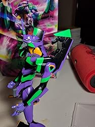 Kit Modèle HG Bandai Evangelion EVA-01 - Échelle 1/144 - Articulations Mobiles, Armes Incluses - Sans Colle Nécessaire