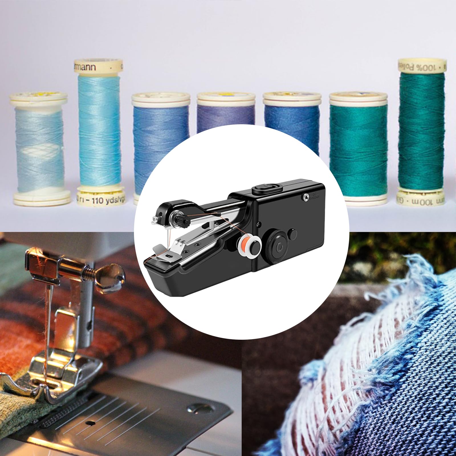 Macchina Da Cucire Elettrica Domestica Fyearfly | 12 Punti, Portatile, Per Principianti E Bambini (Spina EU)