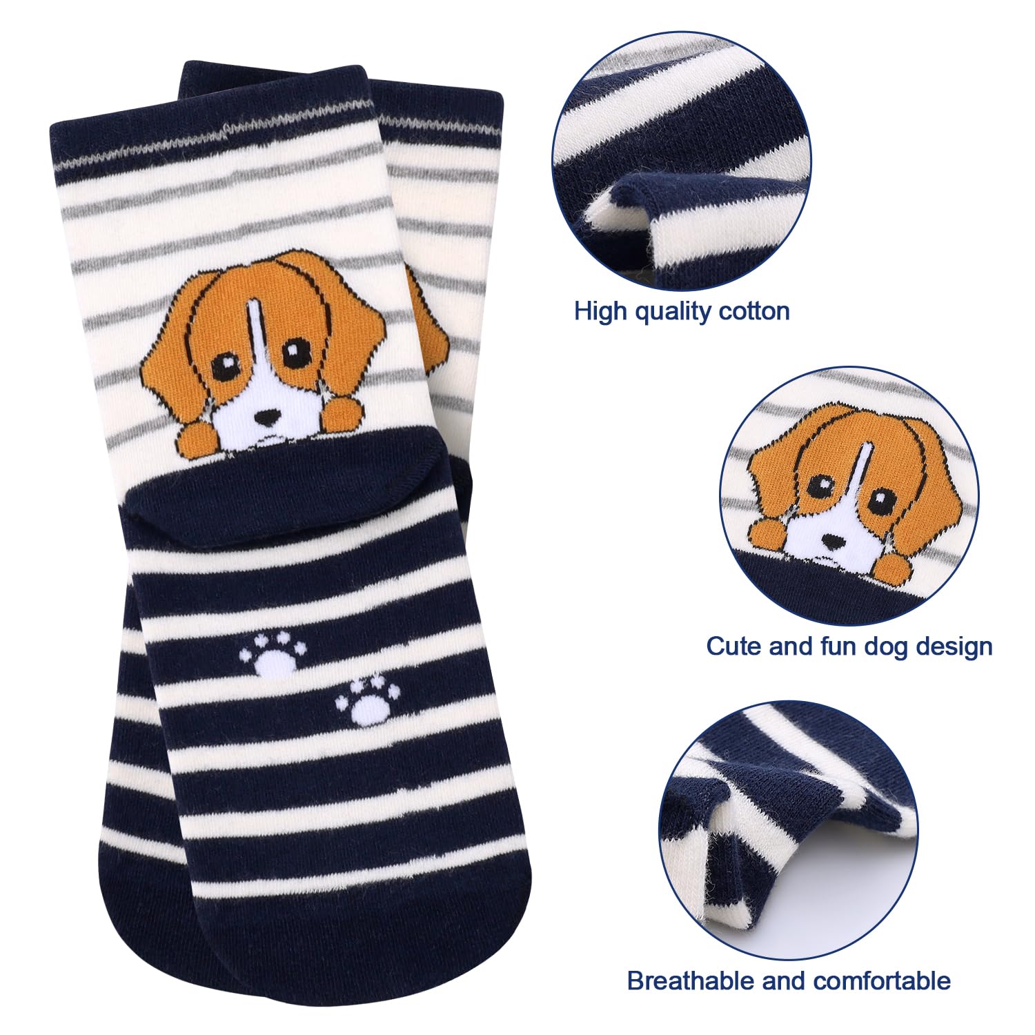 AGRIMONY Calzini Donna Calzini Divertenti Fantasia Gatto Cane Simpatici Multipack - Regali Natale Compleanno per Lei