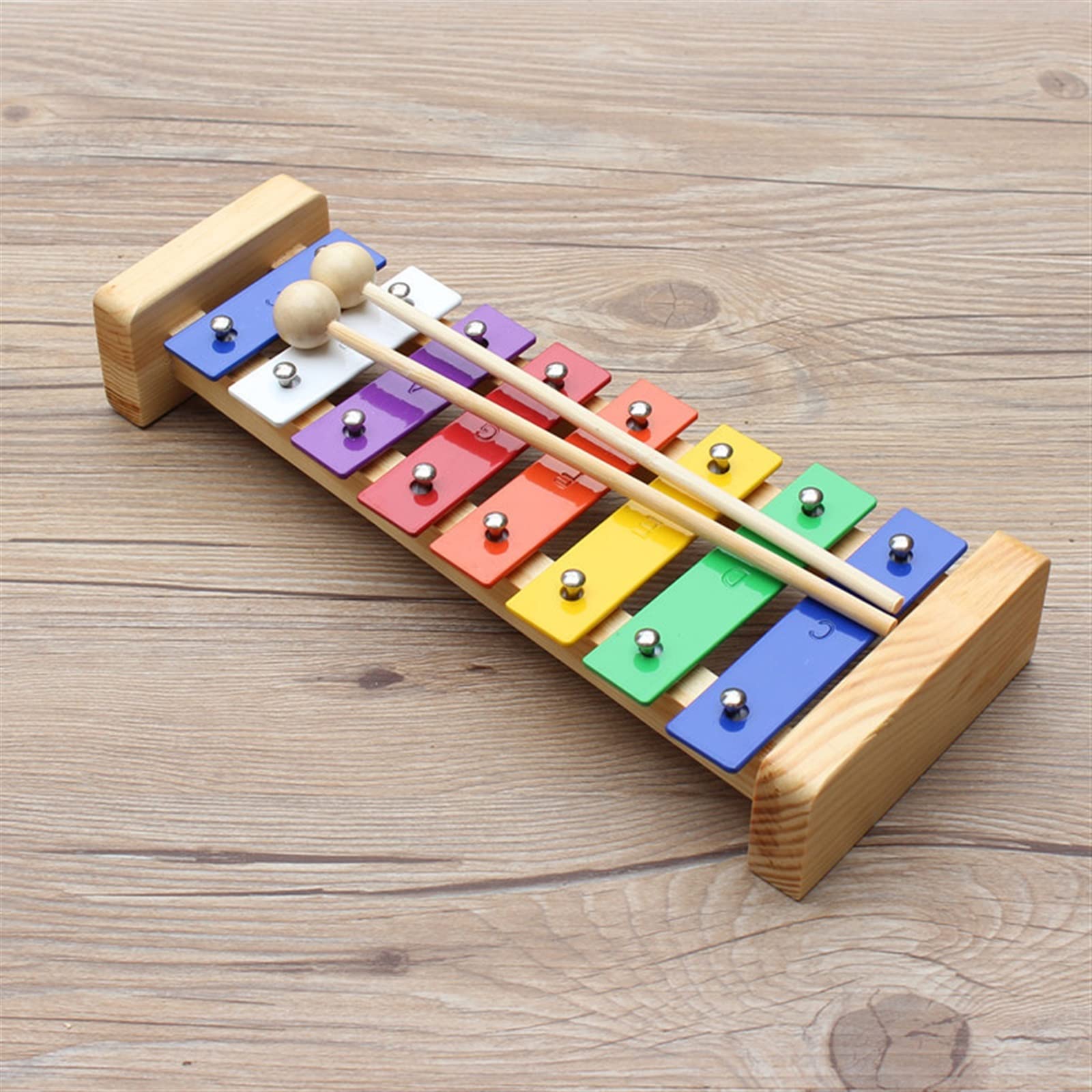 Percussão Musical Piano In Alluminio A 8 Toni Strumento A Percussione Per Pianoforte Pezzo Colorato Mano Bussare Musica Illuminazione Sussidi Didattici Grande Pianoforte A Otto Toni Xilofoni
