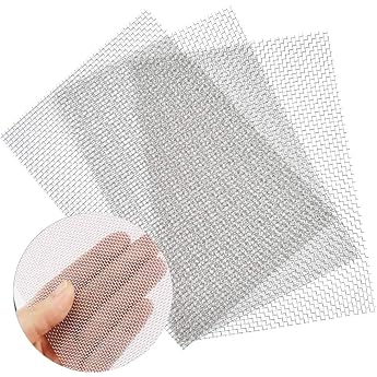 Pack of 3 304 Stainless Steel Wire Mesh 20 Mesh, Ventilation Grille Metal Rodent Control Insect Screen Pest Protection Mesh H