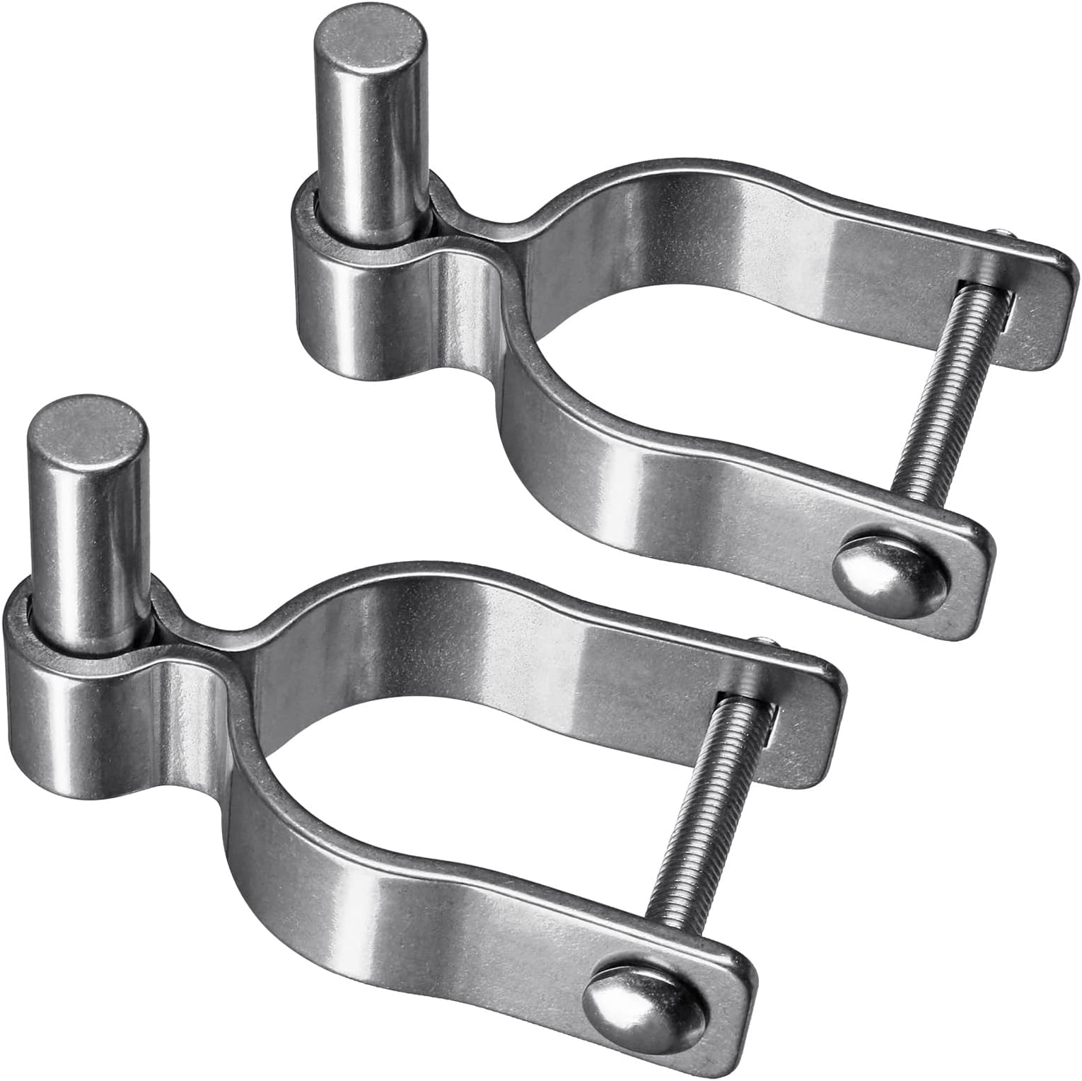 Insaga 2Pcs Fence Gate Hinges, 15/8'' Chain Link Gate