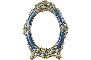 Blue Oval Coquette Haftseen Mirror