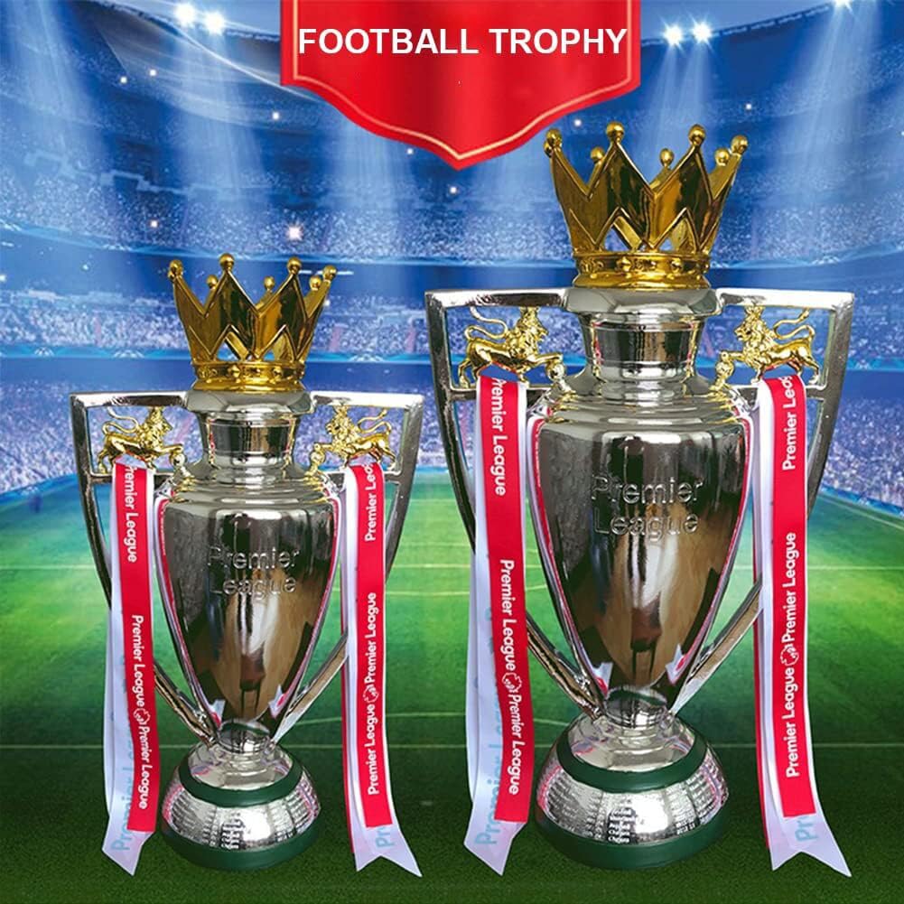 Replica del trofeo del campionato, souvenir della Barclays Cup, 77 cm, ornamento per gli appassionati di sport, per gli appassionati di calcio