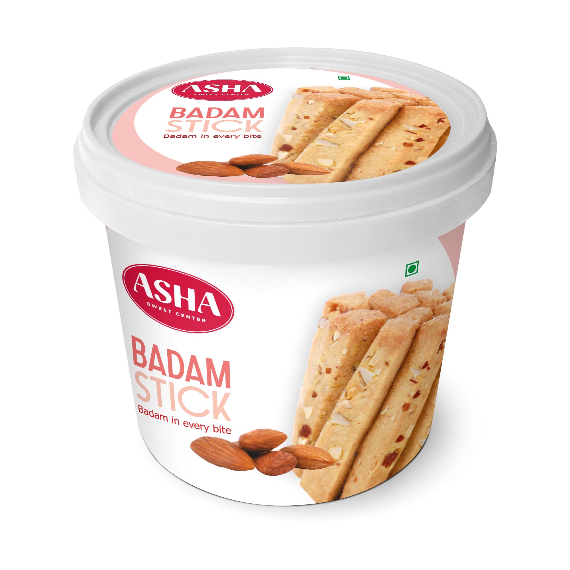 ASHA Sweets Badam Sticks 200g | Pure Butter Almond Biscuits | Crunchy Badam Cookies Baked Fresh