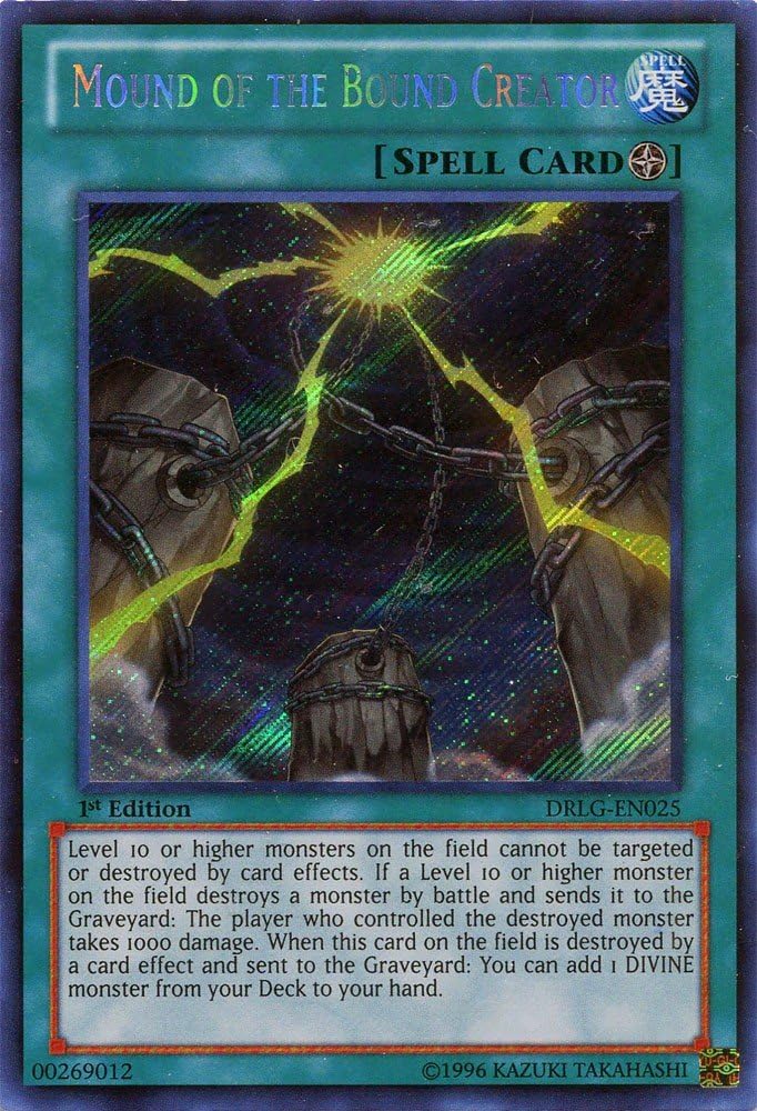 Yu-Gi-Oh!! - Mound of the Bound Creator (DRLG-EN025) - Dragons of Legend - 1st Edition - Secret Rare
