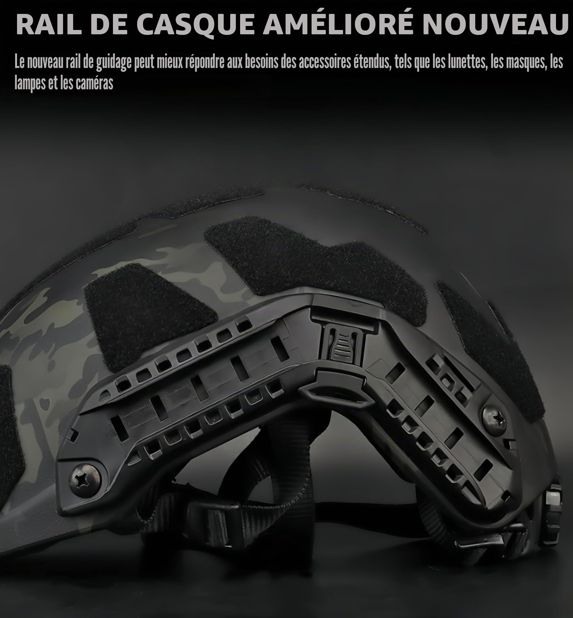ACEXIER Casque de Protection Tactique SF Super High Cut Tactical Fast