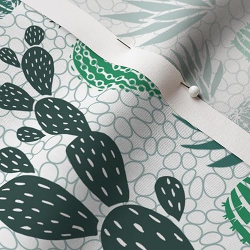 Miniatura 6 de Spoonflower The Yard - Life Country Animals Western Cactus Desert Farm Donkey Impreso en tela de algodón de la firma de pétalos por The Yard - Coser