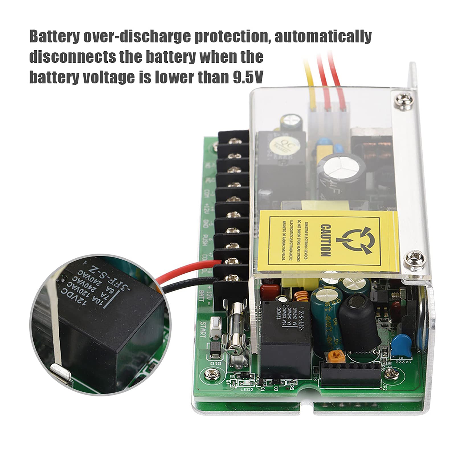 KIMISS Alimentation 12V 5A, Commutateur de Système de Contrôle D'accès Porte RFID pour Serrure à Distance D'accès à la Porte
