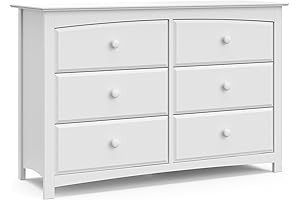 Storkcraft Kenton 6 Drawer Dresser (White): Greenguard Gold Certified