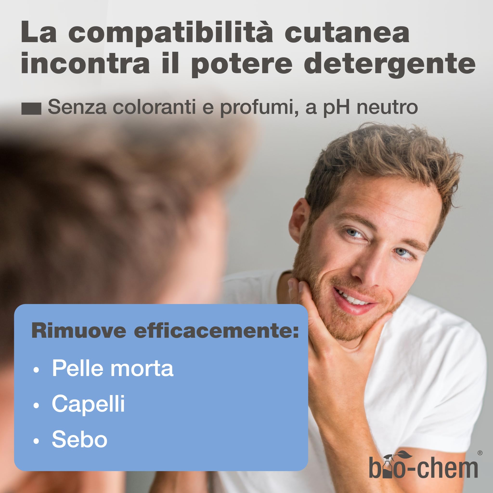 Bio-Chem - Detergente per testine di rasoio 2 x 750ml - Detergente per testine di rasoio per uomini e donne - Adatto a tutte le marche di rasoi - Manutenzione delle testine di rasoio