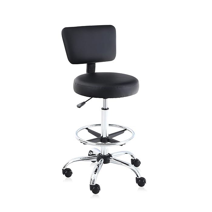 Buy ALPHA HOME Office Chair Ergonomic Office Chair Desk Chair Computer Chair Medical Spa Stool