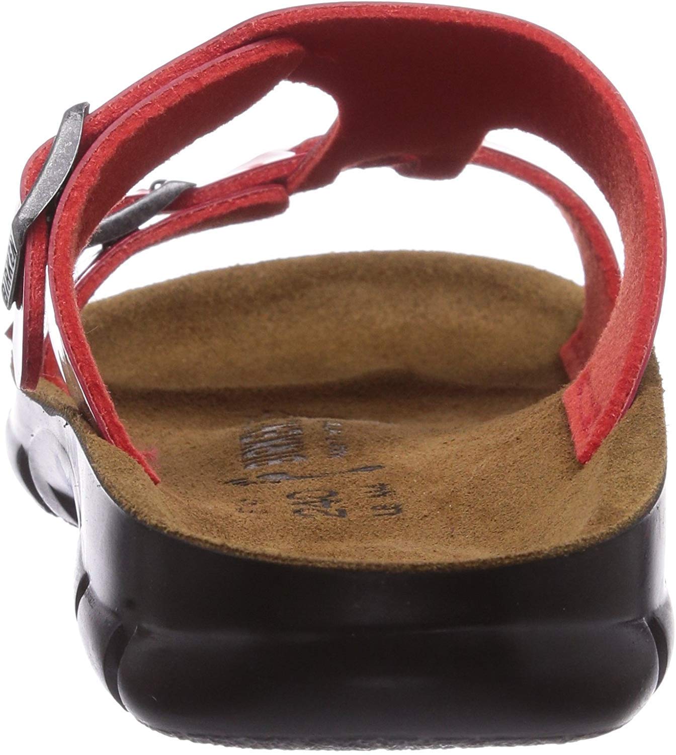 BIRKENSTOCK Classic Saragossa Birko-Flor, damskie sandały z paskiem na kostce, z obcasem klinowym