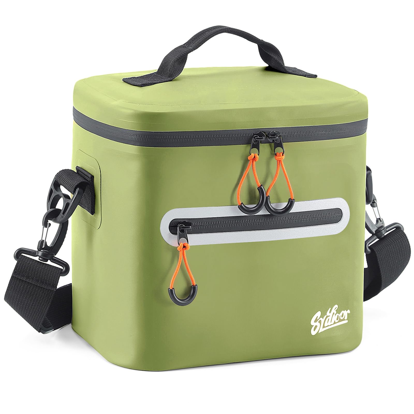 Sydioor 7 Can Small Cool Bag Insulated - Portable Mini Cooler bag Waterproof & Leakproof Thermal Lunch Bag for Camping, Picnic, Beach, BBQ, Gift for Men & Women, Green โ image 1
