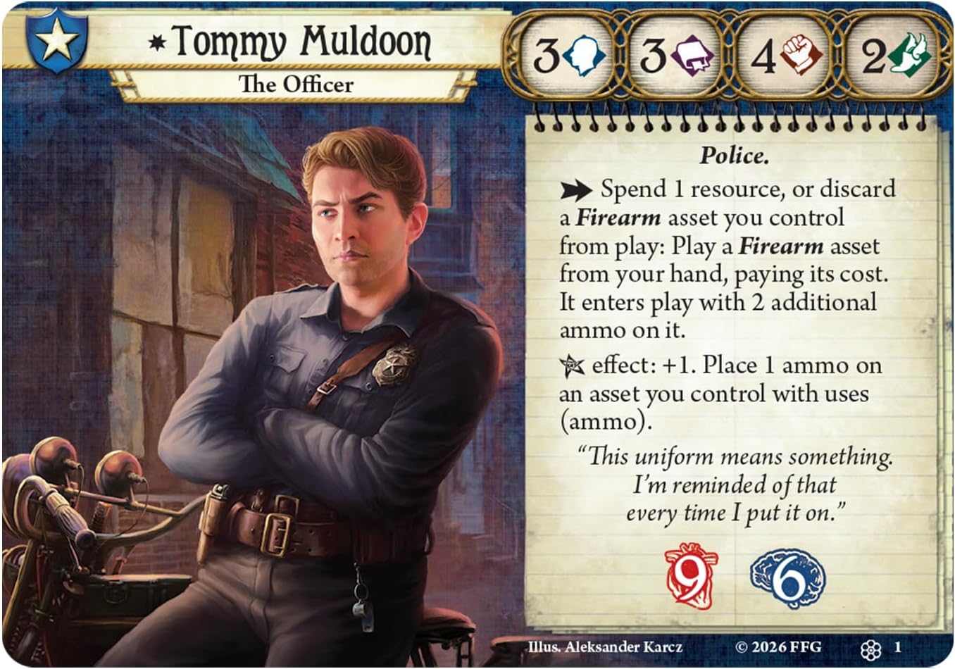 Arkham Horror: The Card Game Tommy Muldoon Investigator Deck image 4