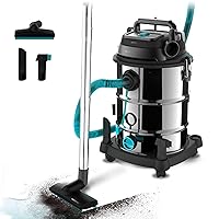 Cecotec Aspiratore per solidi e liquidi 30 L Conga Rockstar Wet & Dry Steel Pro. 1600 W