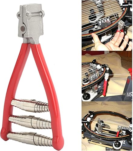 Miniatura 4 de Alomejor Abrazadera de arranque manual, sujeta fácilmente la línea de raqueta para el trabajo de roscado, cuerda de raqueta de tenis, diseño