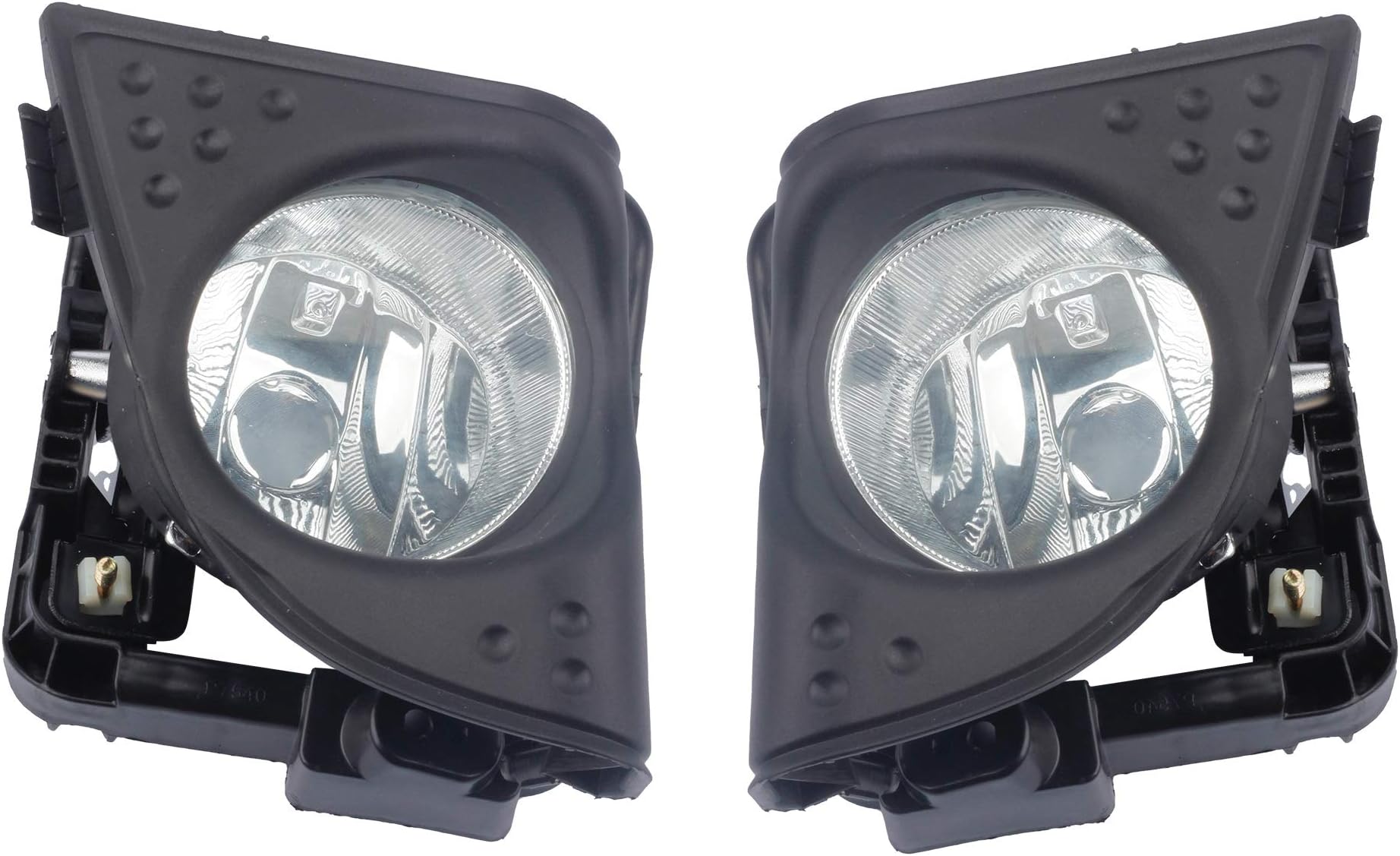 Dasbecan 33900TL0A01 Fog Lights Housings Shell with Bulbs and Wiring Harness Kit Front Bumper LED Fog Bulbs Compatible with Honda Acura TSX 2009 2010 Replaces 33950-TL0-A01 33900TL0A01 2 Pack