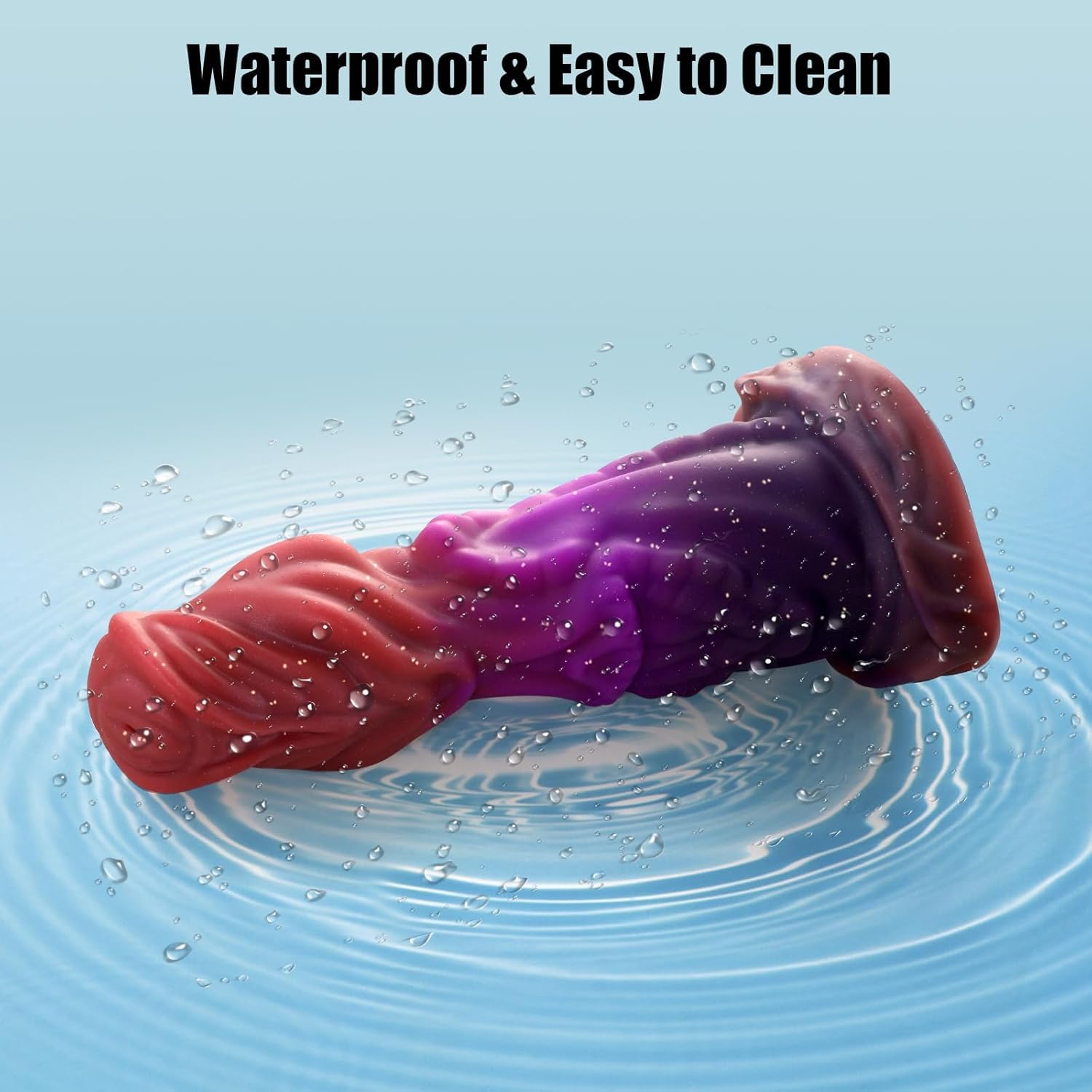 Seckoe Realistischer Silikon Monster Spritz Dildo mit Sperma Spritzfunktion Fantasy Dildo Wassersprühfunktion Analdildo G-Punkt Stimulation Butt Plug Analspielzeug Sex Spielzeug für Männer Frauen