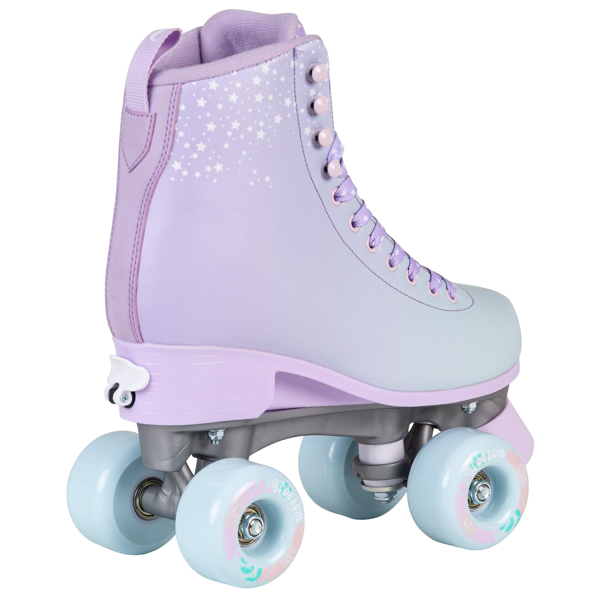 Chaya Roller Skates Bliss Star, größenverstellbar, für Kinder, 59mm/78A Rollen, ABEC 7 Kugellager