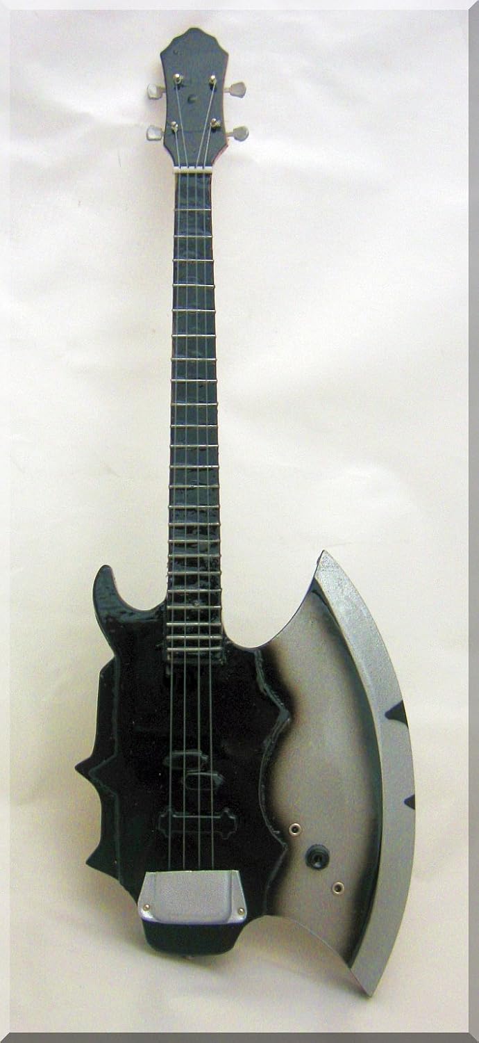 GENE SIMMONS Miniature Mini Guitar Bass KISS AXE