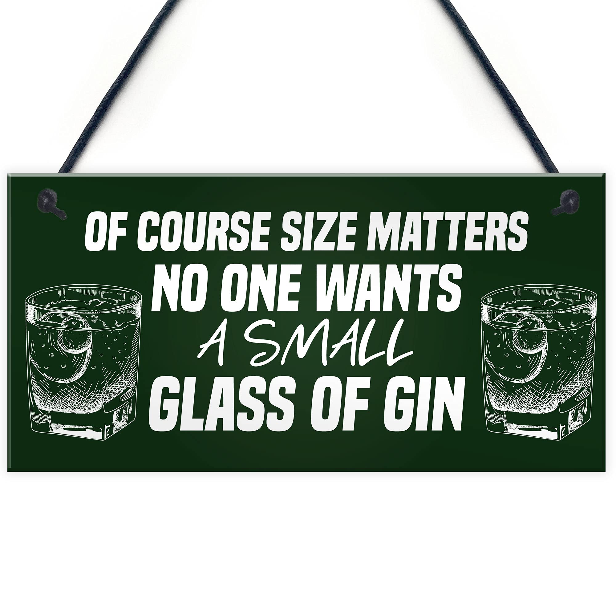 Red Ocean Funny Gin Sign Gifts For Her Novelty Home Bar Man Cave Alcohol Gifts For Friend