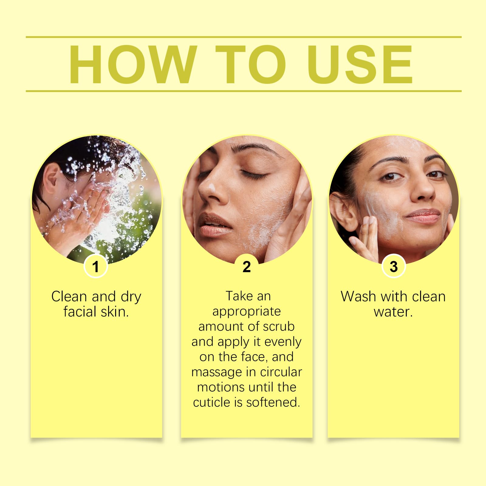 Exfoliante facial con vitamina C y cúrcuma, exfoliante de cúrcuma para el rostro, exfoliante facial blanqueador con vitamina C, con sal marina, limpieza profunda de los poros de la suciedad, todo tipo