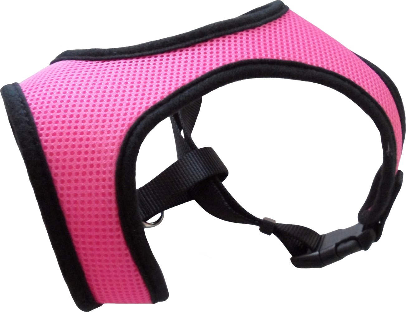 Hem and Boo Soft Mesh Harness, Medium, Pink