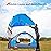 BISINNA 2/4 Person Camping Tent Lightweight Backpacking Tent Waterproof Windproof Two Doors Easy Setup Double Layer Outdoor Tents for Family Camping Hunting Hiking Mountaineering Travel