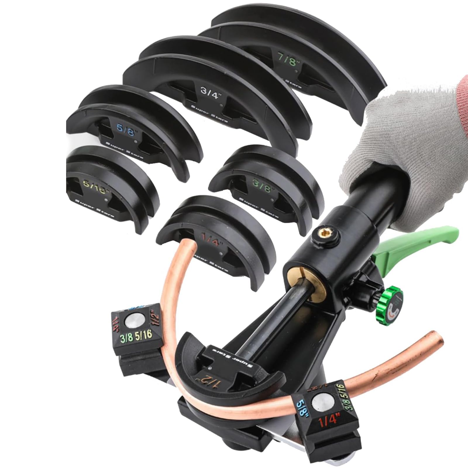 Cintreuse de tuyaux en cuivre CVC pour installer une climatisation ou un chauffage réversible
