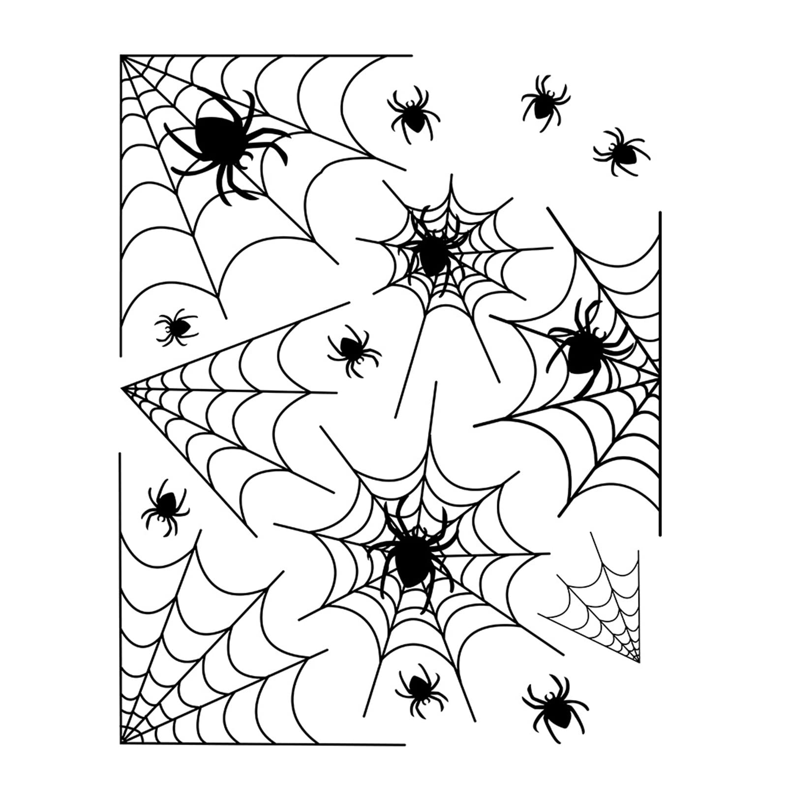Halloween Spiderweb Wall Sticker Horror Themed Party Stickers Decor for Holiday Birthday Party Decoration Scary Wall Sticker