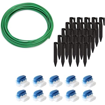 G greengrass tools Mähroboter Kabel Reparatur Set + Haken Verbinder für