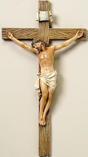 Miniatura 2 de Joseph's Studio by Roman, Renaissance Collection, 13.75 Inch Crucifix, Jesus on the Cross, Religious Home Decor, Catholic Gift
