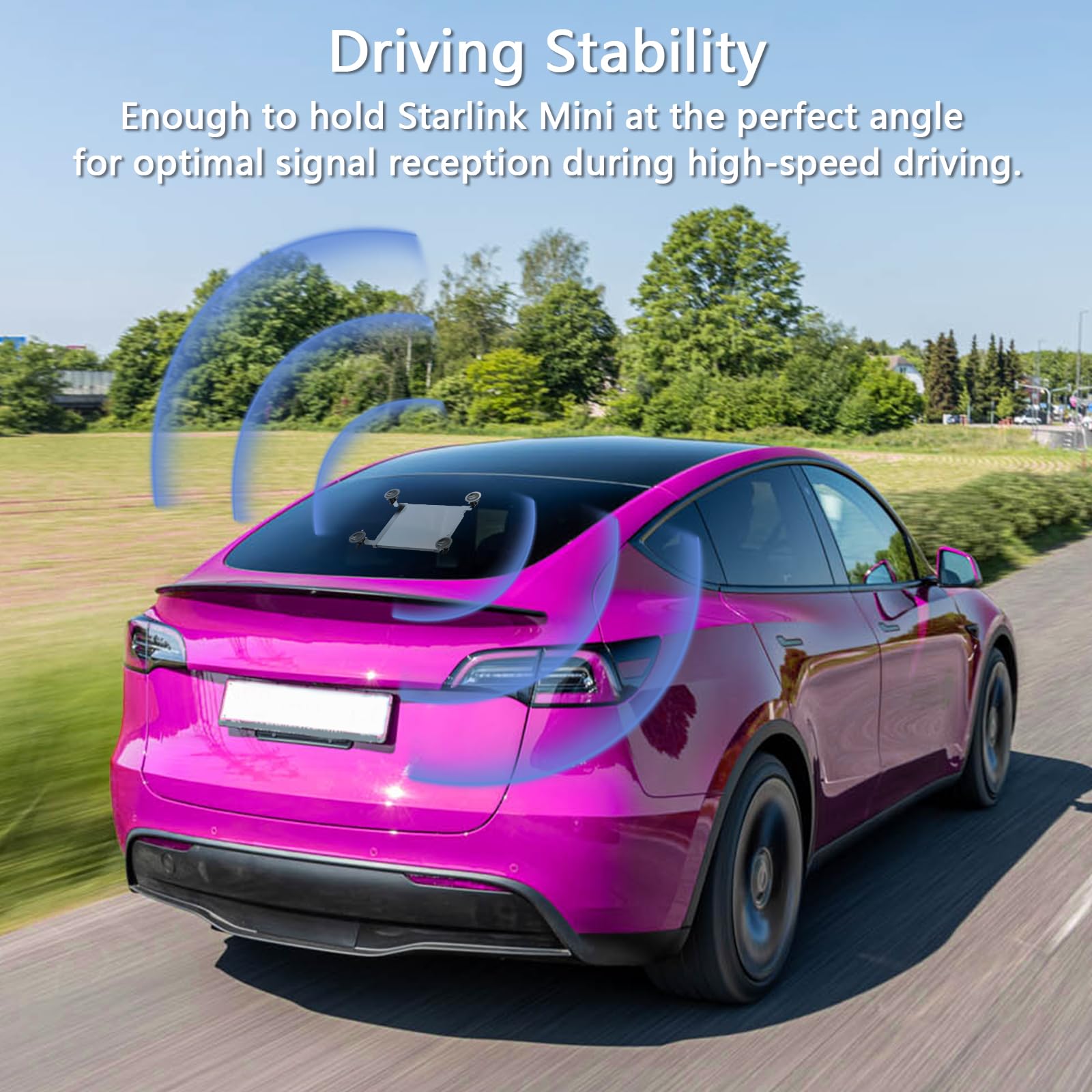 Starlink - Mini soporte de ventosa, soporte Starlink de succión fuerte para ventanas de coche, techos solares, parabrisas, mini kit de montaje Starlink para uso en coche