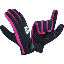 2mm Neoprene Gloves, Keep Warm & Flexible, Anti-Slip Grip, Wetsuit Diving Gloves for Women Men, for Diving, Snorkeling, Surfing and Water Sports