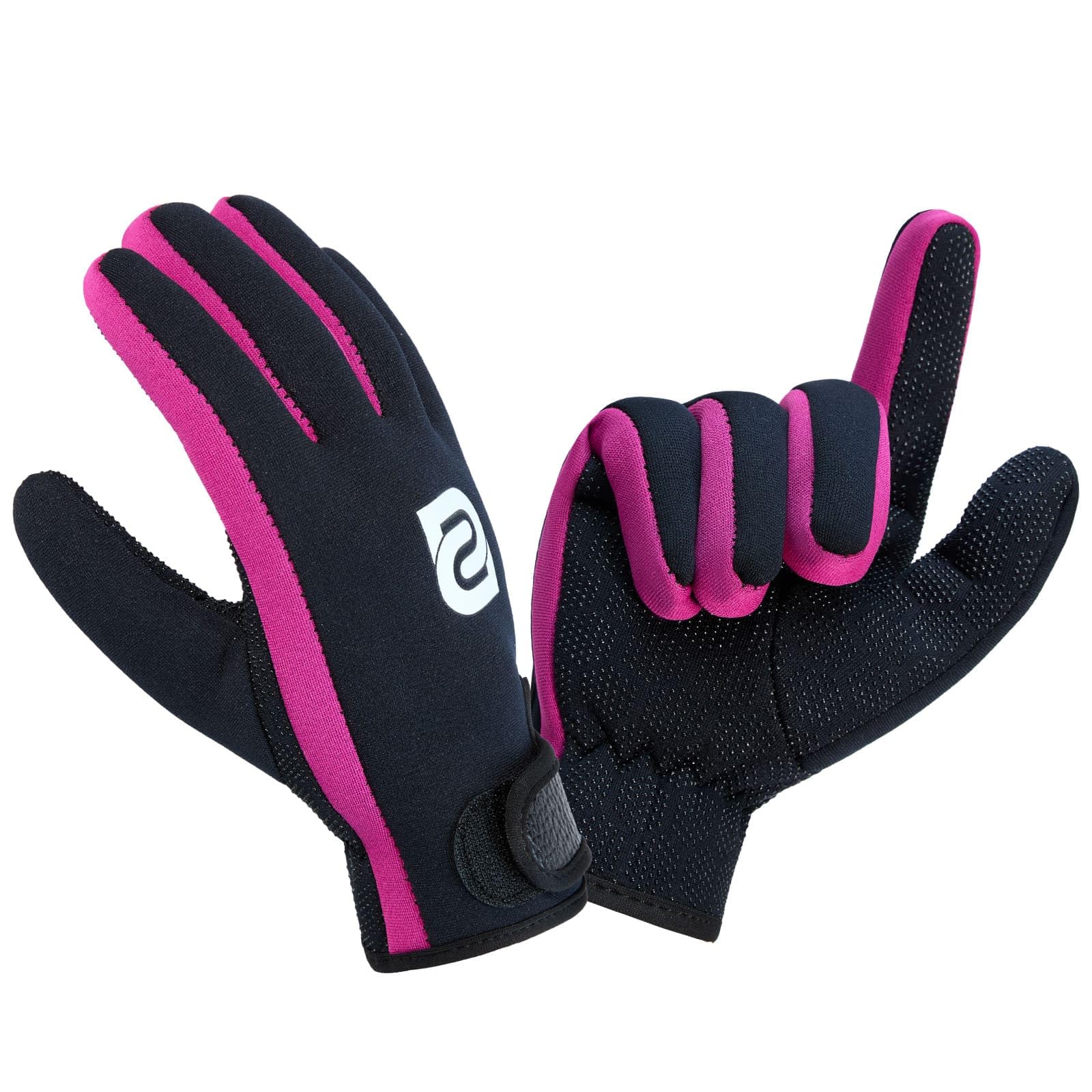 Summshall 2mm Neoprene Gloves, Keep Warm & Flexible Wetstuit Gloves, Anti-Slip Grip Diving Gloves for Women Men, for Diving, Snorkeling, Surfing and Water Sports โ image 1
