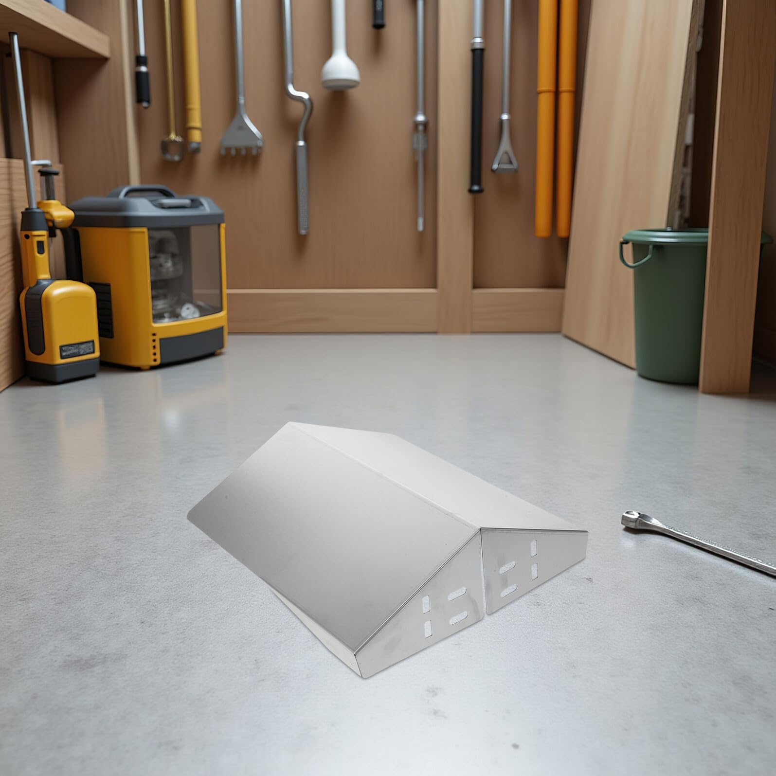 Regenschutz für Kamera Mittel Edelstahl 28x30cm Wetterfeste Außenkamera Abdeckung mit Wandhalterung Regen und Staubschutz für Dome und Bullet Kameras im Freien