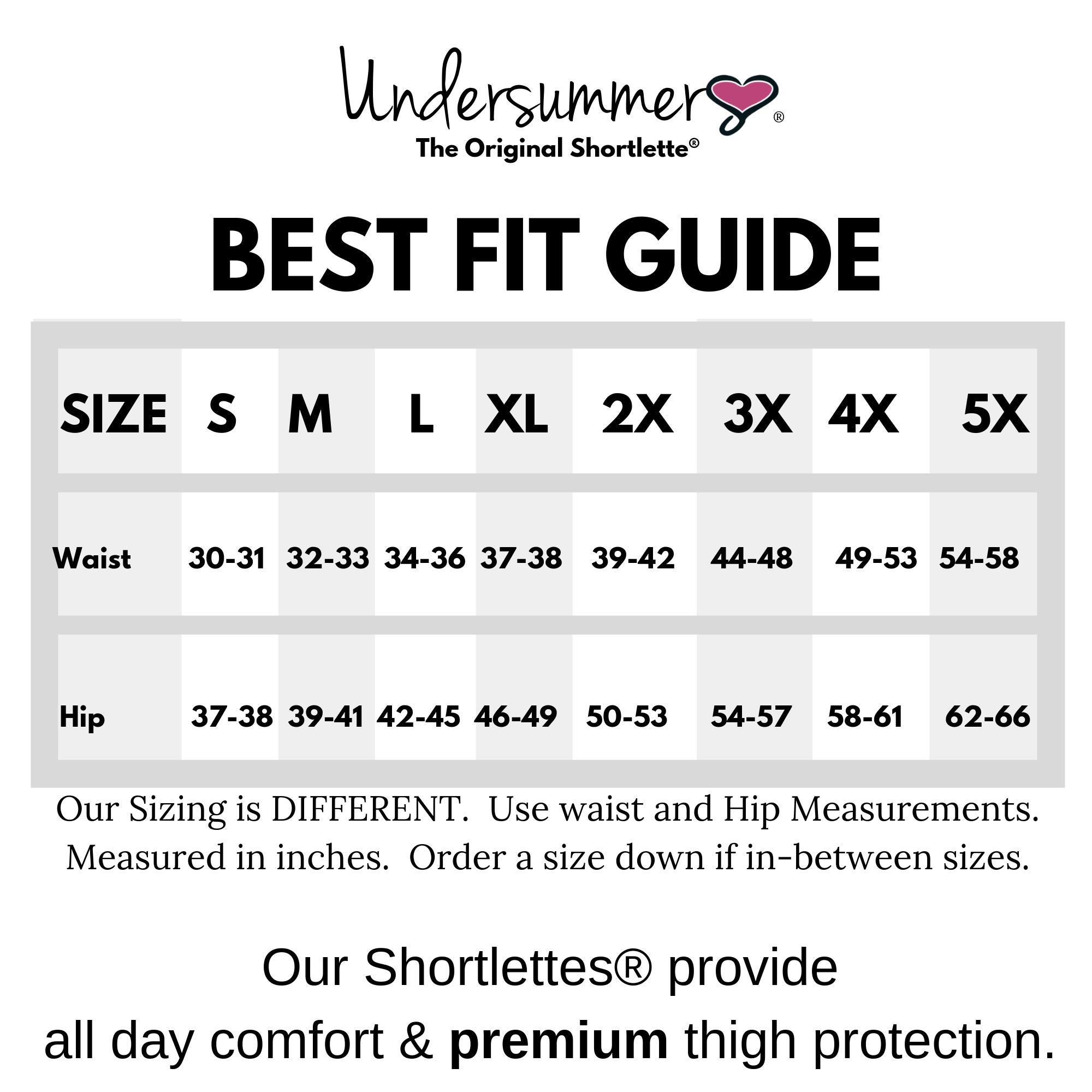 Undersummers Lace Slip Shorts, Shortlette Slip Shorts for Women Under  Dress, Anti Thi Chafing Shorts for Women