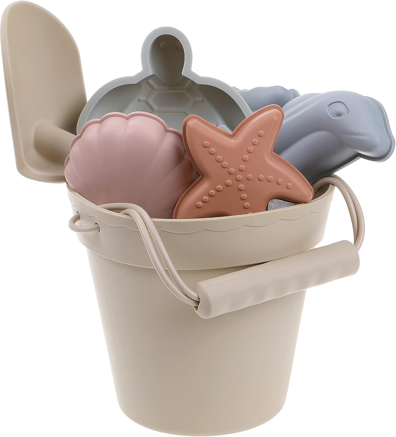 WILLOW + SIM Silicone Beach Toys for Kids - Baby Sandbox Toys - Best Silicon Toddler Beach Toy Set - Won't Break Like Plastic - Travel Friendly & Safe for Babies - Bucket, Shovel & Other Accessories : Toys & Games