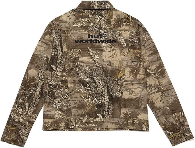 HUF Jacket Men JK00261 Lincoln Trucker Jacket Realtree Max 