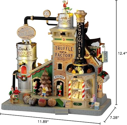 Miniatura 3 de Lemax 15805 Navidad Chocolatier Truffle Factory Aldea de Navidad, multicolor