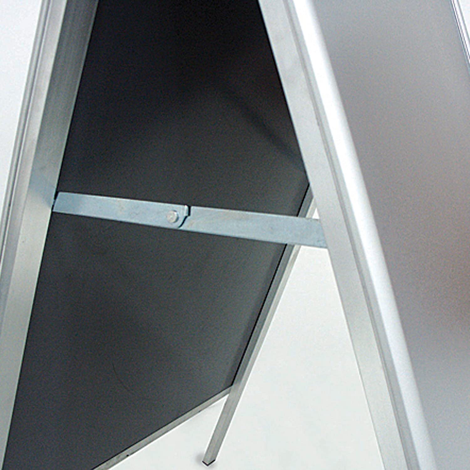 DisplayLager - Supporto per Poster BUDGET Alu-Line, bifaciale, argento, per uso interno (A1)
