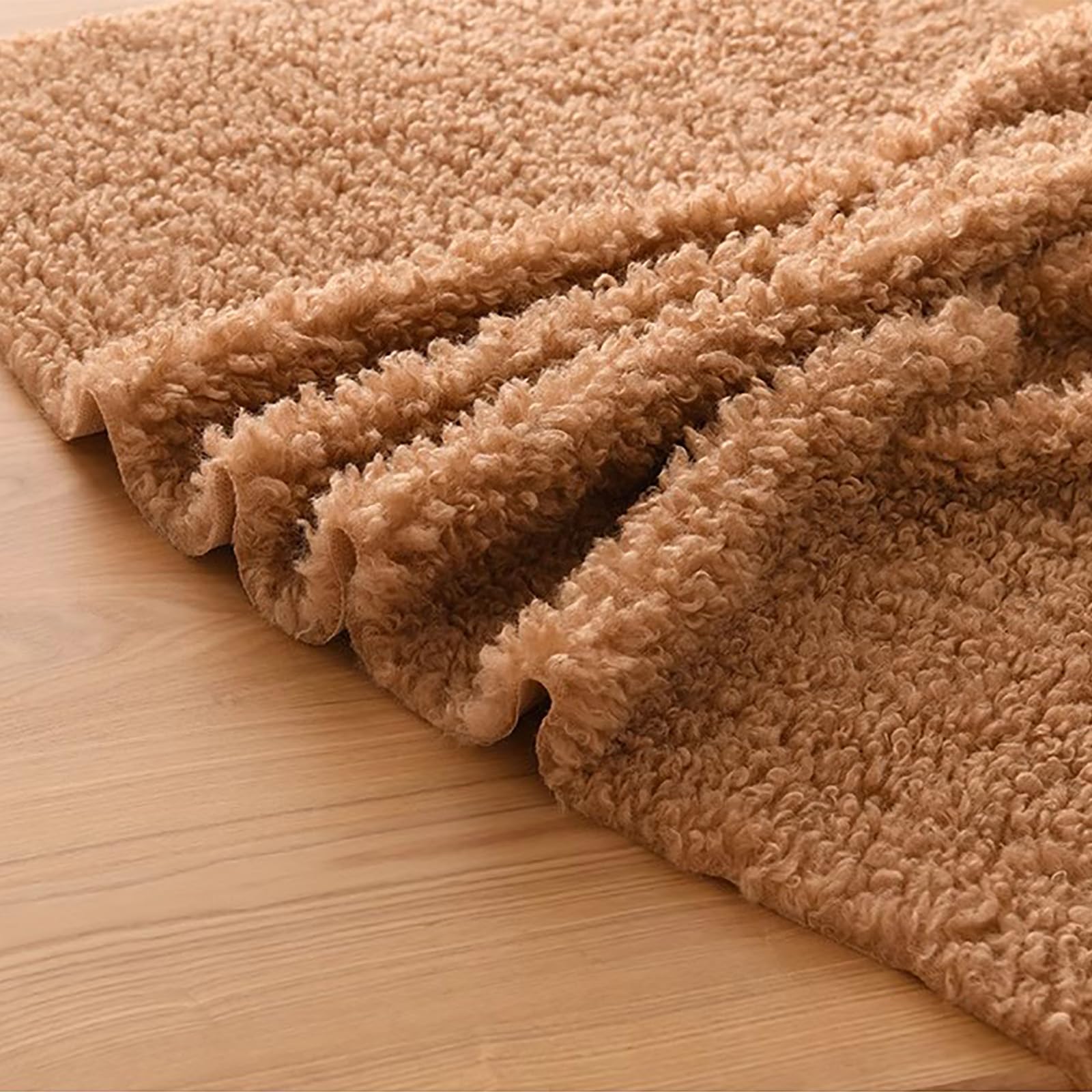 Amazon.com: Long Pile Sherpa Fleece Fabric for Crafts 63x19in