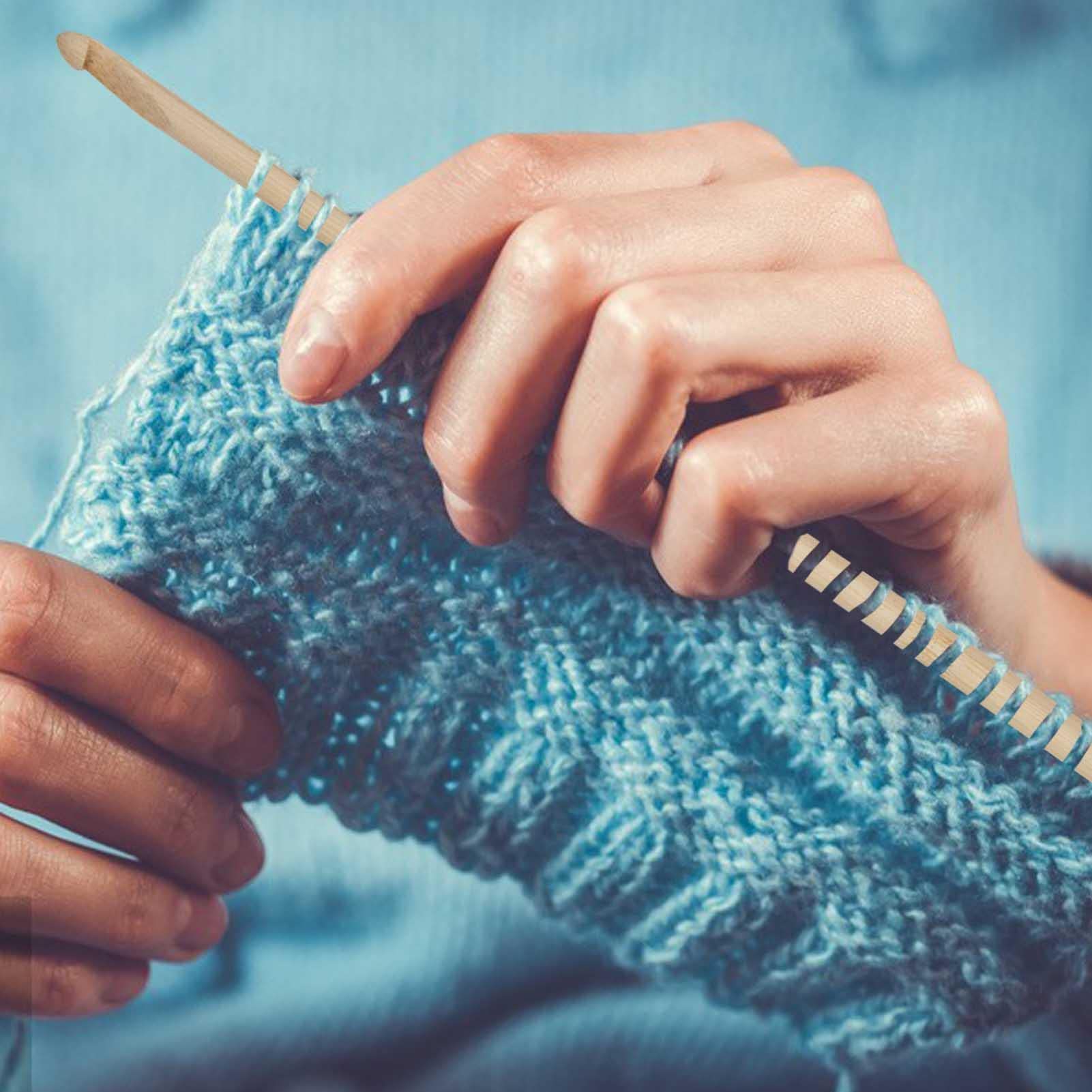 Kit Uncinetto 56 Pezzi - Accessori Maglieria Con Segnapunti - Per Principianti E Esperte - Con Scatola Portatile - Foto 7