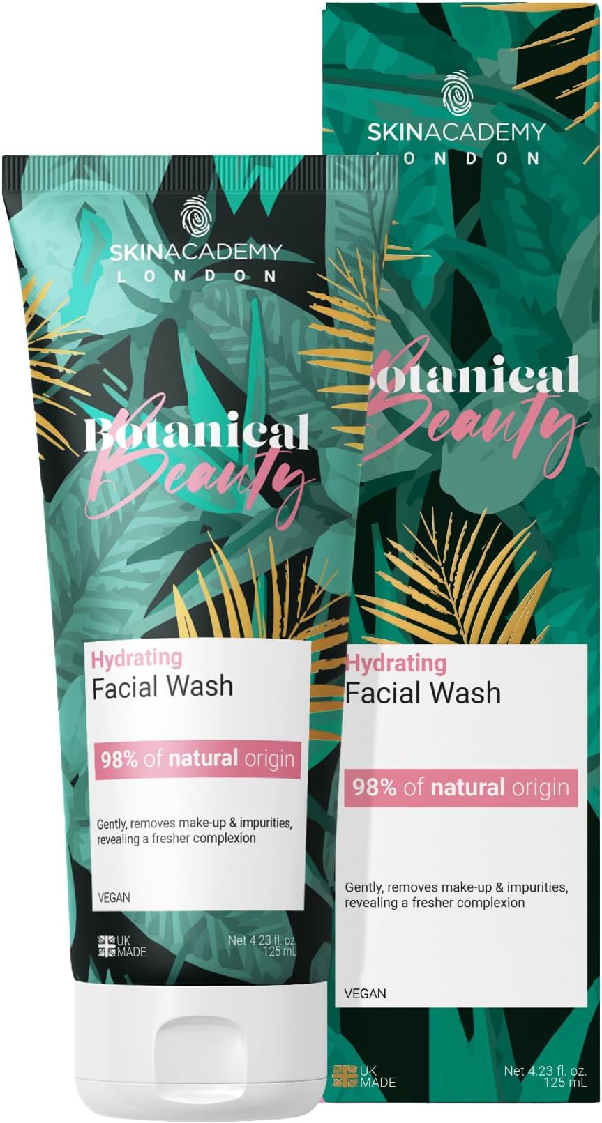 Botanical Beauty Hydrating Facial Wash | 98% Nature Derived | Vegan | 125ml