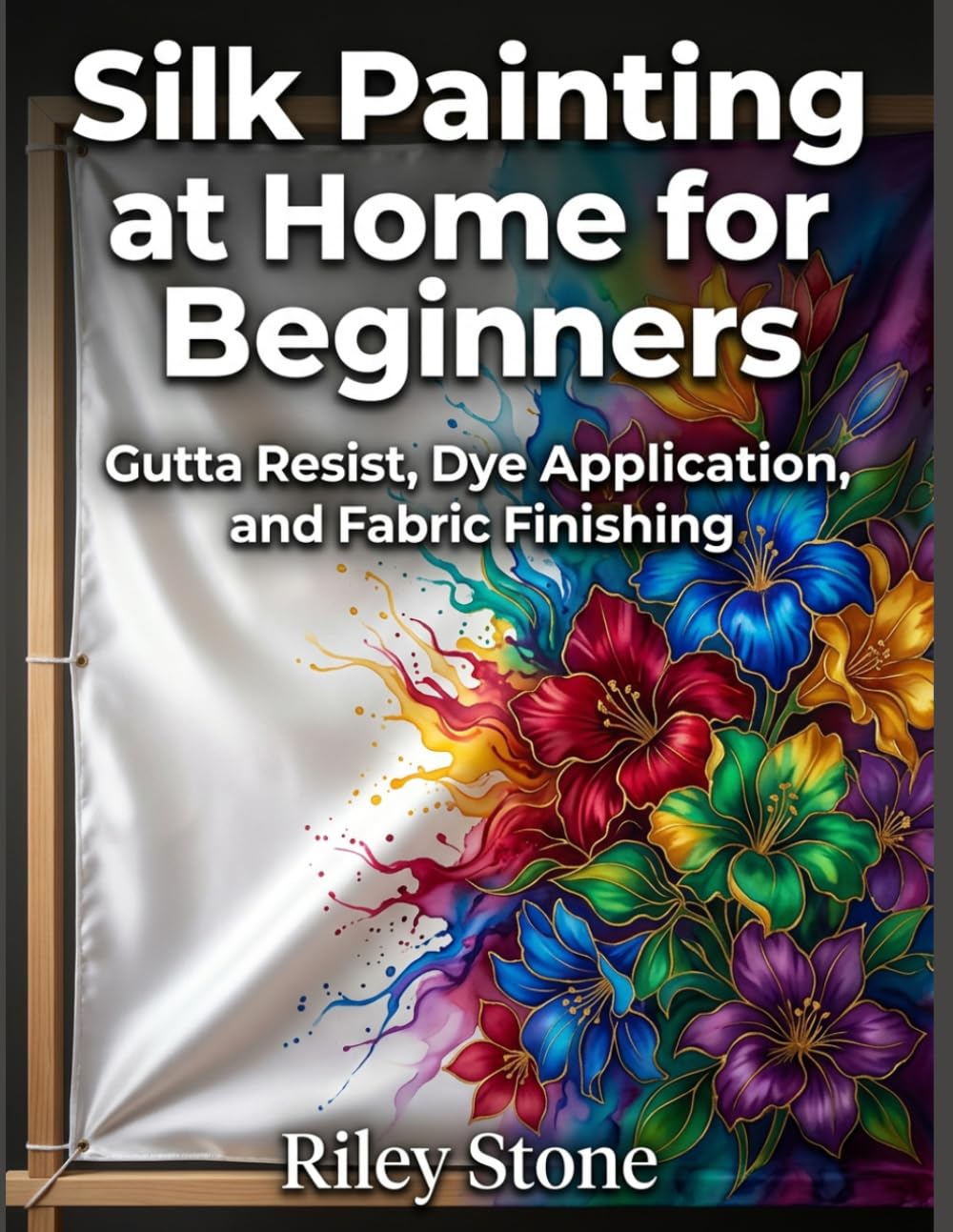 SILK PAINTING AT HOME FOR BEGINNERS: Gutta Resist, Dye Application, and Fabric Finishing