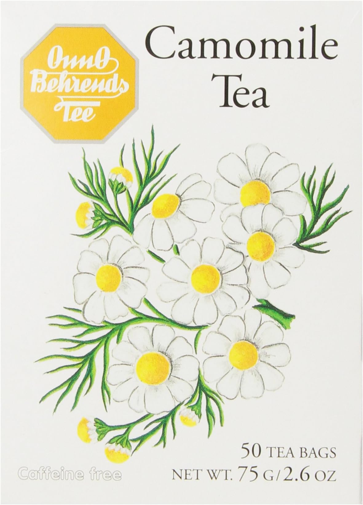 Onno Behrends Camomile Tea, 50Count