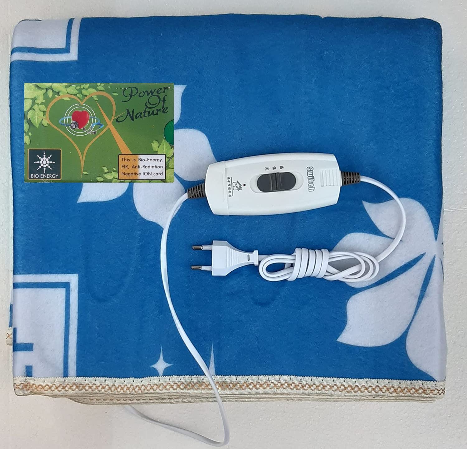 Buy Wudnik Electric Bed Warmer - Electric Blanket - Single Bed Size (Size -  75×150cm) (Blue) (Health Card Free of MRP RS. 1500) Online at Low Prices in  India - Amazon.in